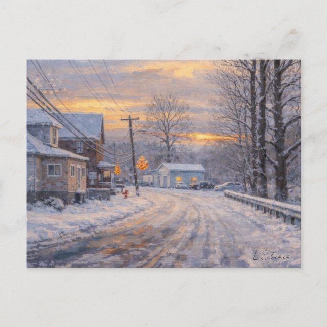 Marianna Main Street Pa Pennsylvania History  Postkarte (Vorderseite)