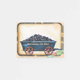 Marianna Pa Coal Miner Note Pad Post-it Klebezettel