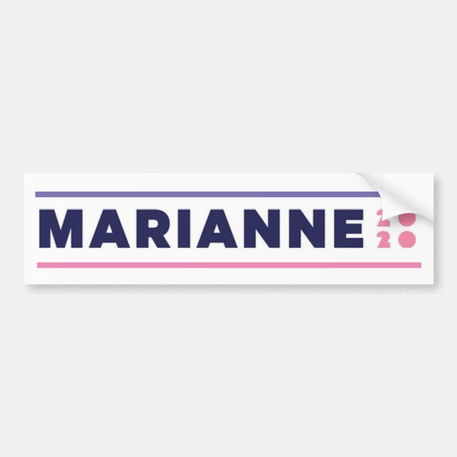 Marianne 2020 autoaufkleber (Vorne)