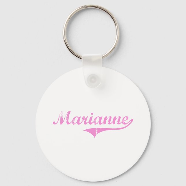 Marianne Classic Style Name Schlüsselanhänger (Vorderseite)