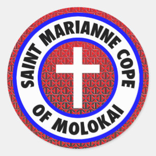 Marianne Cope von Molokai Runder Aufkleber