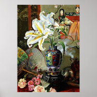 Marianne North - Vintage Kunstmalerei, Japan