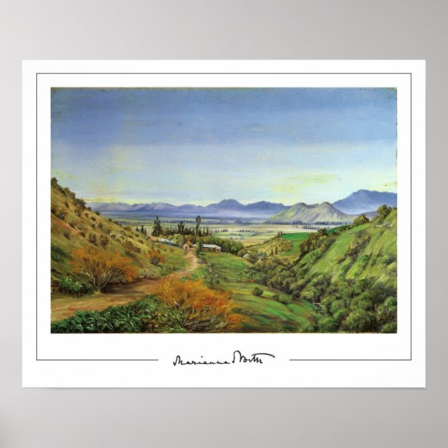 Marianne North Zedign Art Poster #3 (Vorne)