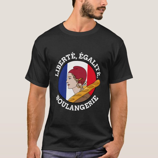 Marianne von der französischen Revolution am Natio T-Shirt (Vorderseite)