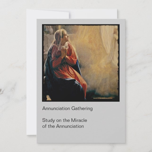 Marias Ankündigung (Vorderseite)