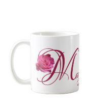 Marias Name Rosa Rosa Blume boho