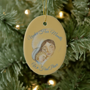 Marias Weihnachten Keramik Ornament