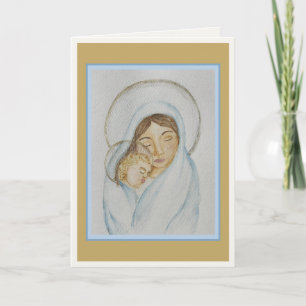 Marias Weihnachtskarte Feiertagskarte