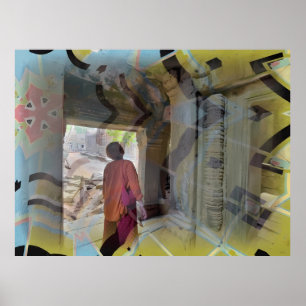 Marie an der Tür - Ken Gage Art Poster