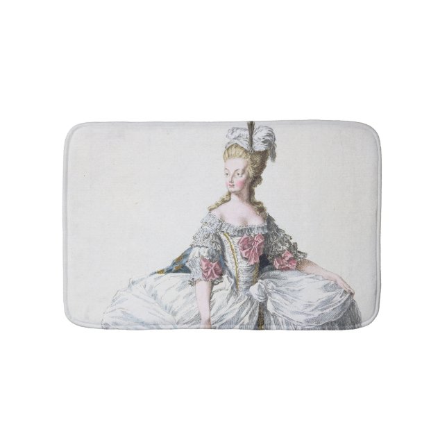 Marie Antoinette (1752-93) von 'Receuil DES Estam Badematte (Vorderseite)