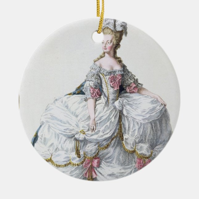 Marie Antoinette (1752-93) von 'Receuil DES Estam Keramikornament (Vorne)