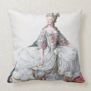 Marie Antoinette (1752-93) von 'Receuil DES Estam Kissen