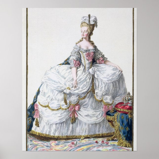 Marie Antoinette (1752-93) von "Receuil des Estam Poster (Vorne)