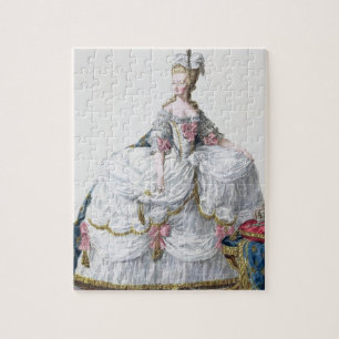Marie Antoinette (1752-93) von 'Receuil DES Estam Puzzle