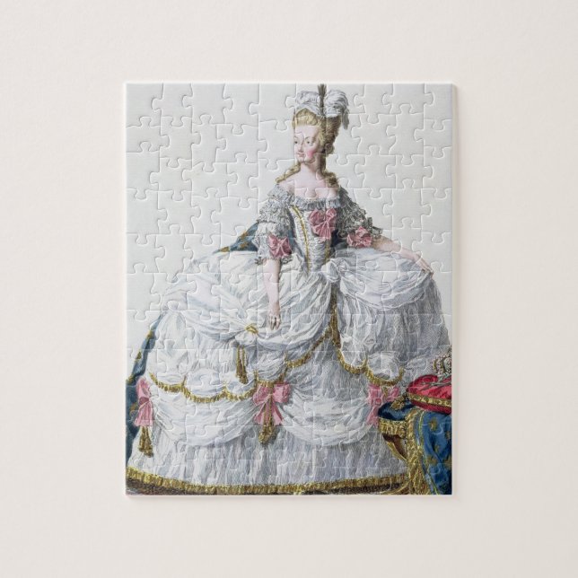 Marie Antoinette (1752-93) von 'Receuil DES Estam Puzzle (Vertikal)