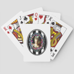Marie Antoinette altered art deck of playing cards Spielkarten
