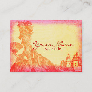 Marie Antoinette an den Visitenkarte