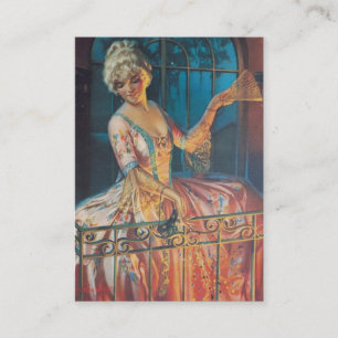 Marie Antoinette Balkongemälde Visitenkarte