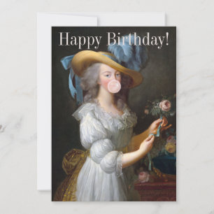 Marie Antoinette Blasble Bubble gum Einladung