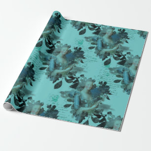 Marie Antoinette- Blau Nr. Geschenkpapier