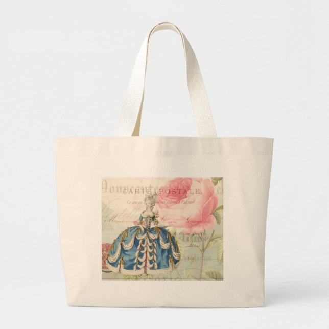 Marie Antoinette Budget-Tasche Jumbo Stoffbeutel (Vorne)