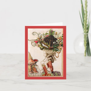 Marie Antoinette Christmas Cards Feiertagskarte