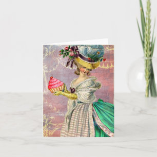 Marie Antoinette Cupcake Les Petits Gateaux Karte