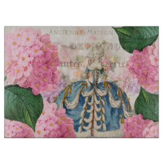 Marie Antoinette Decorative Glass Cutting Board Schneidebrett