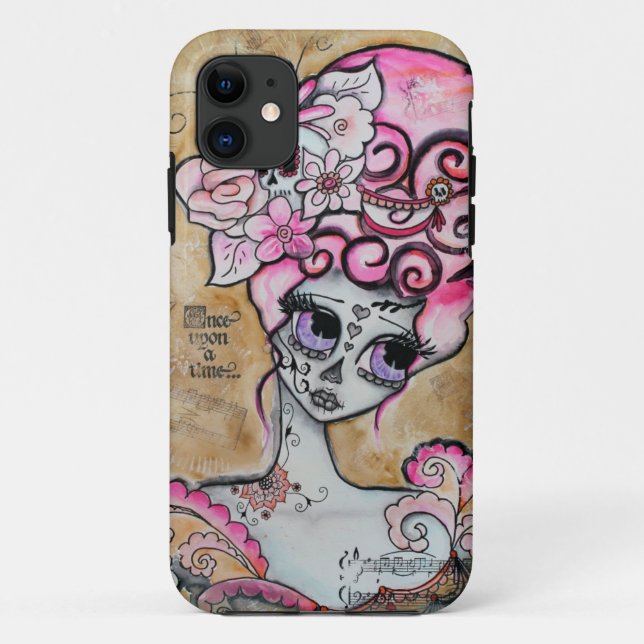 Marie Antoinette, Dia de Los Muertos Case-Mate iPhone Hülle (Rückseite)
