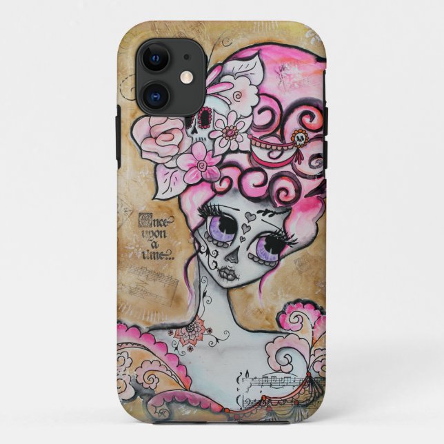 Marie Antoinette, Dia de Los Muertos Case-Mate iPhone Hülle (Rückseite)