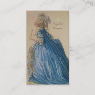 Marie Antoinette Dress ~ Business Card Visitenkarte
