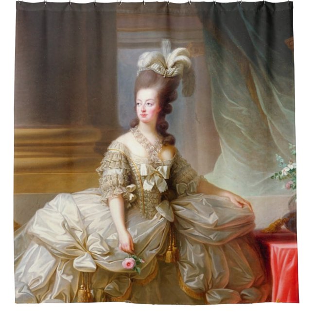 Marie Antoinette Duschvorhang (Vorderseite)