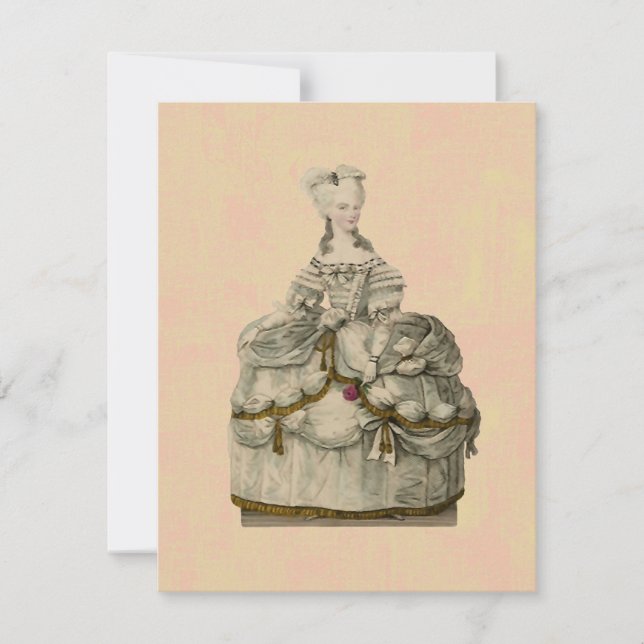 Marie Antoinette ~ Einladungen (Vorderseite)
