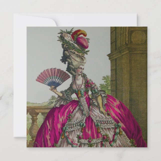 Marie Antoinette ~ Einladungen / UAWG (Vorderseite)