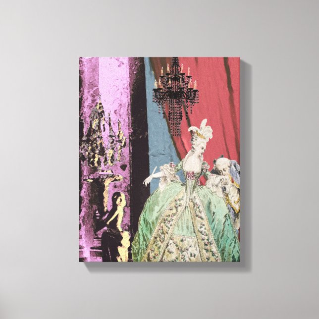 Marie Antoinette Eleganz ~14x11 Wrapped Canvas #16 Leinwanddruck (Vorderseite)