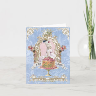 Marie Antoinette-Essen Kuchen… notecard Karte