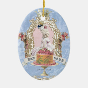 Marie Antoinette-Essen Kuchen… Verzierung Keramik Ornament