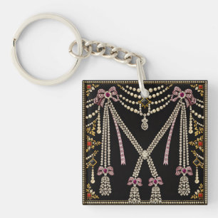 Marie Antoinette französisch inspiriertes Design m Schlüsselanhänger
