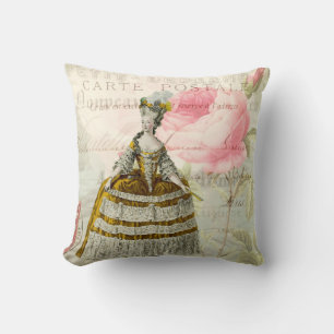 Marie Antoinette French Accent Throw Kissen