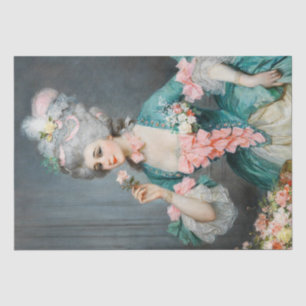 Marie Antoinette French Decoupage Decoupaging Seidenpapier