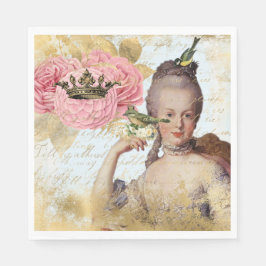 Marie Antoinette French inspiriert Shabby Party Serviette