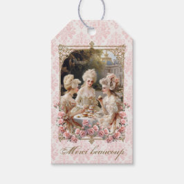 Marie Antoinette French roses tea cakes ギフトタグ Geschenkanhänger