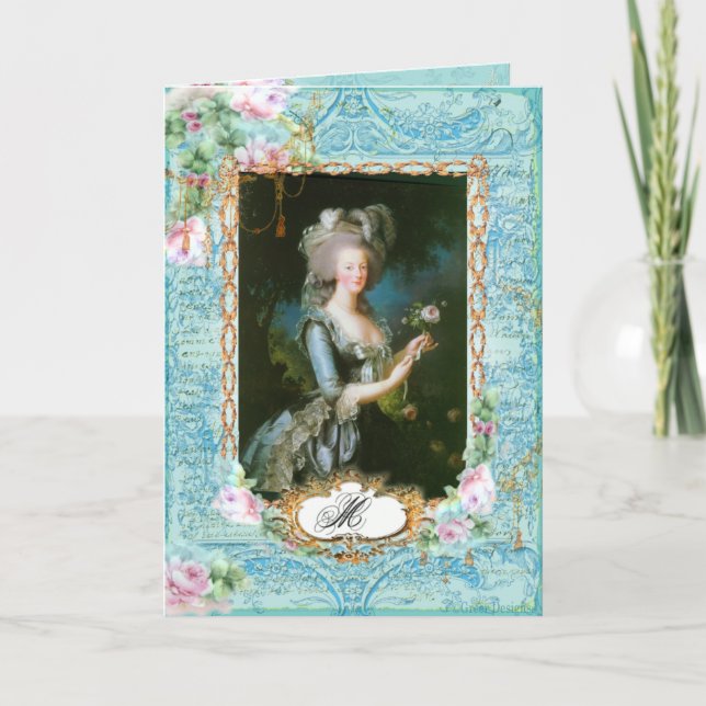 Marie Antoinette French Stationery und Cards (Vorderseite)