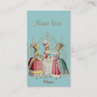 Marie Antoinette Girls Visitenkarte