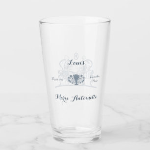 Marie Antoinette Hochzeit Rococo Staubblau Glas