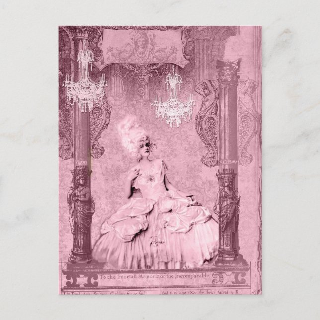 Marie Antoinette Immortal Memorie individuell Postkarte (Vorderseite)