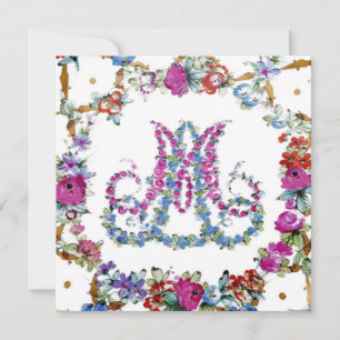 Marie Antoinette in Blumen ~ Einladungen