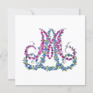 Marie Antoinette in Blumen ~ Einladungen