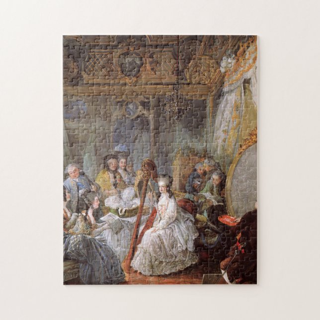 Marie Antoinette in her Chamber at Versailles Puzzle (Vertikal)