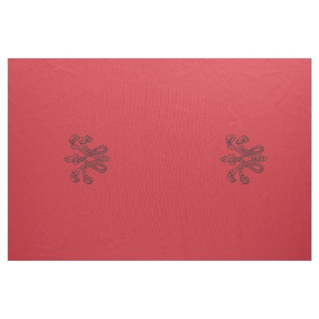 Marie Antoinette initial monogram upholstery panel Stoff (Yard (91,4 cm))